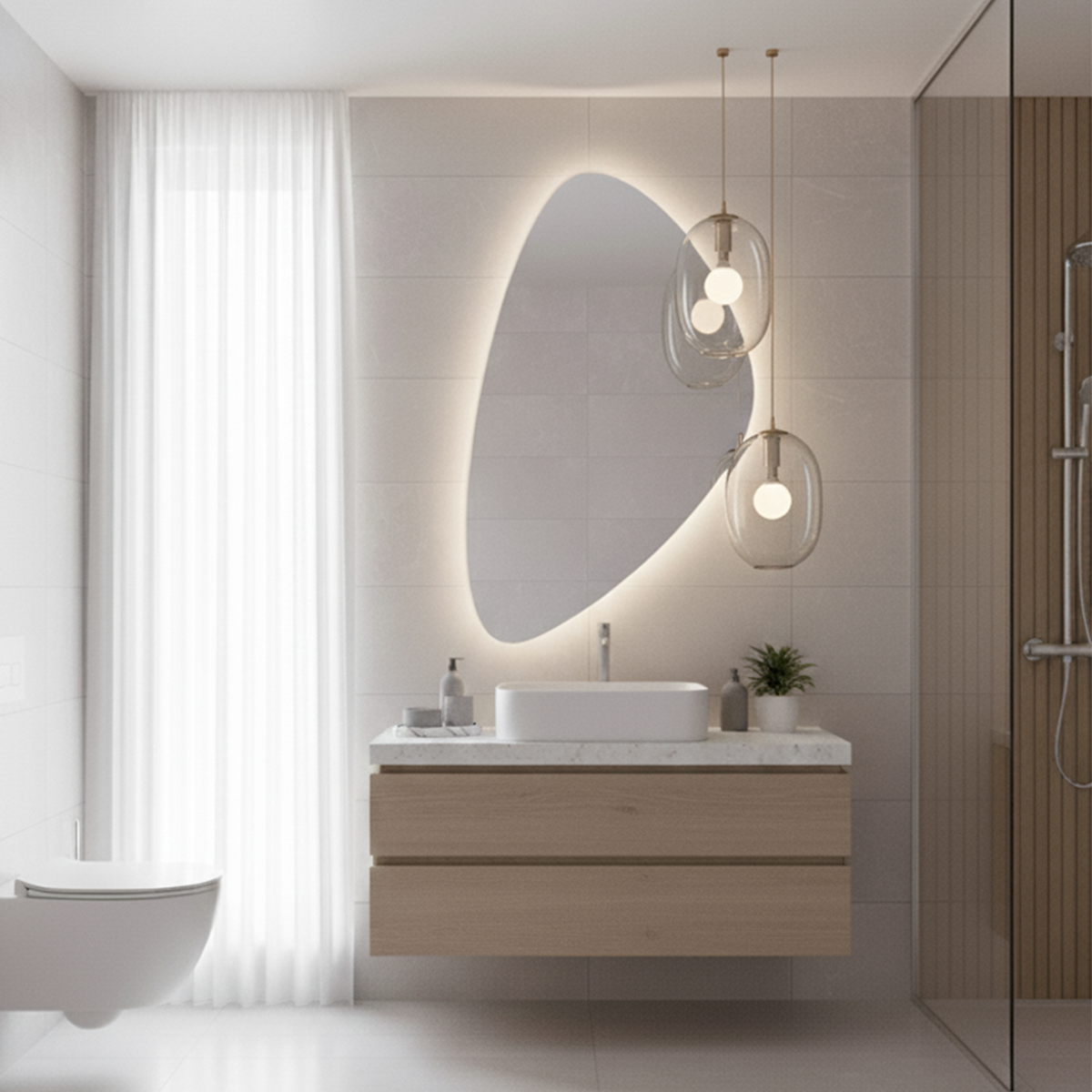 Lustro Aurora podświetlane LED