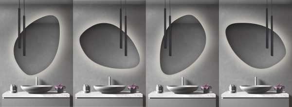 Lustro nieregularne Luna podświetlane LED - obrazek 4
